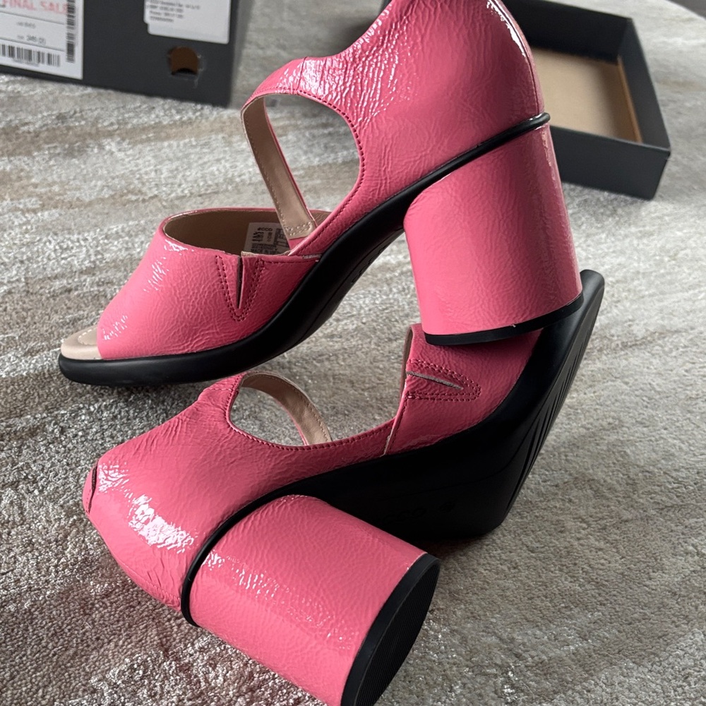 Ecco Pink Women's Heeled Sandals